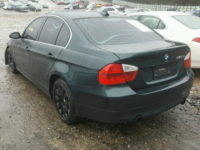 WBAVD53508A284411 - 2008 BMW 335 XI GREEN photo 3