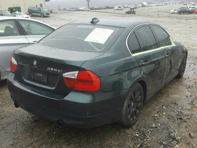 WBAVD53508A284411 - 2008 BMW 335 XI GREEN photo 4