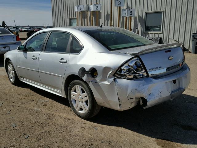 2G1WG5EK0B1127473 - 2011 CHEVROLET IMPALA LT SILVER photo 3