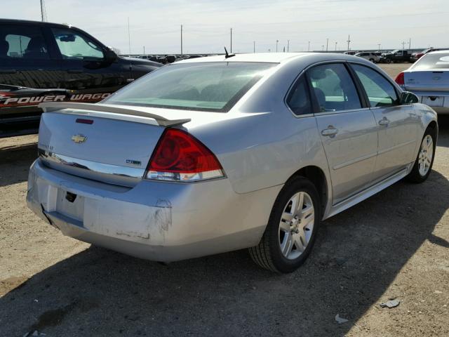 2G1WG5EK0B1127473 - 2011 CHEVROLET IMPALA LT SILVER photo 4