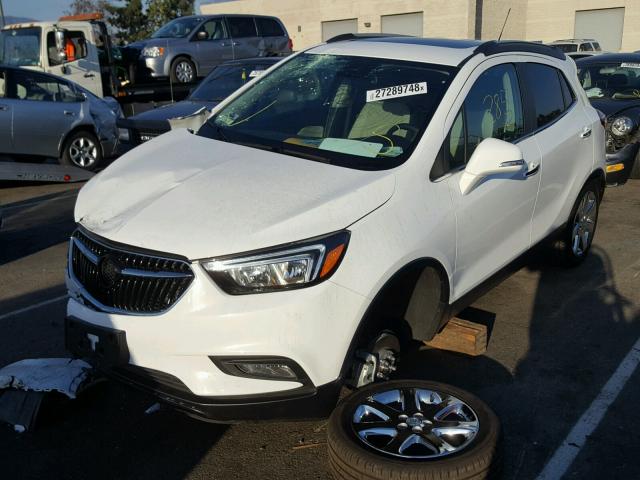 KL4CJBSB2HB097569 - 2017 BUICK ENCORE PRE WHITE photo 2