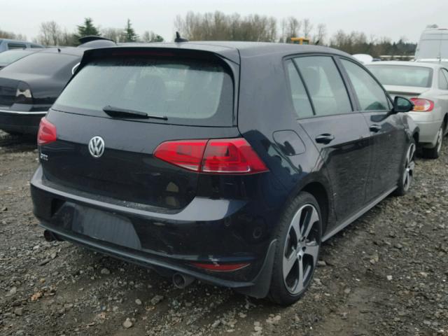 3VW4T7AU4FM009774 - 2015 VOLKSWAGEN GTI BLACK photo 4