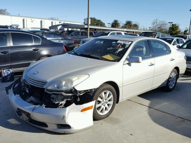 JTHBA30G845025952 - 2004 LEXUS ES 330 SILVER photo 2