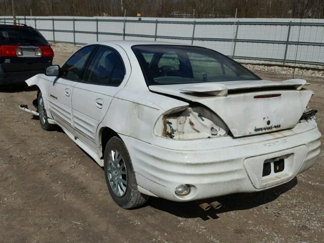 1G2NE52T8XC571096 - 1999 PONTIAC GRAND AM S თეთრი ფოტო 3