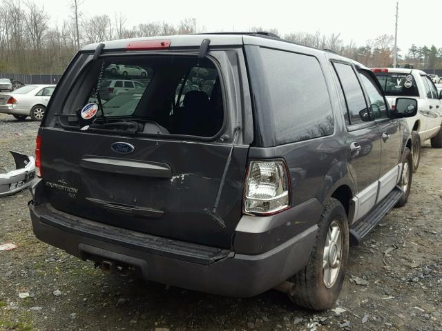 1FMPU16L34LA13660 - 2004 FORD EXPEDITION GRAY photo 4