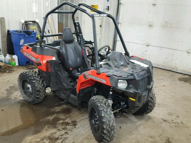 4XADAA501HB134715 - 2017 POLARIS ACE 500 RED photo 1