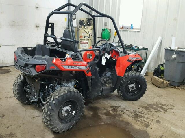 4XADAA501HB134715 - 2017 POLARIS ACE 500 RED photo 4