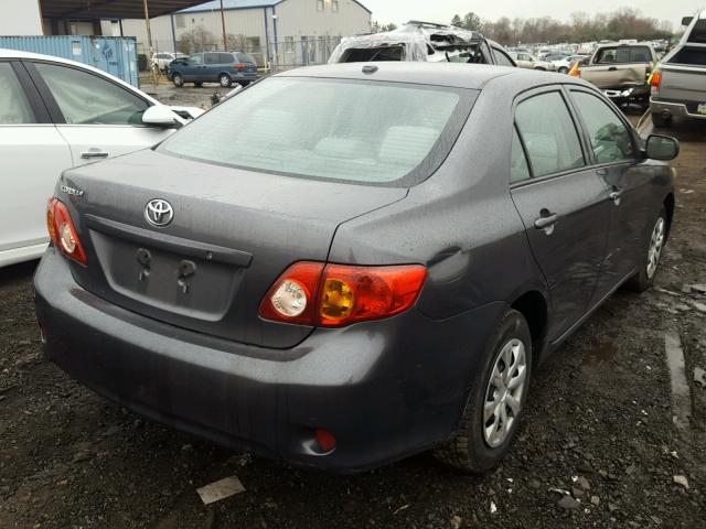 2T1BU4EE0AC321018 - 2010 TOYOTA COROLLA BA GRAY photo 4