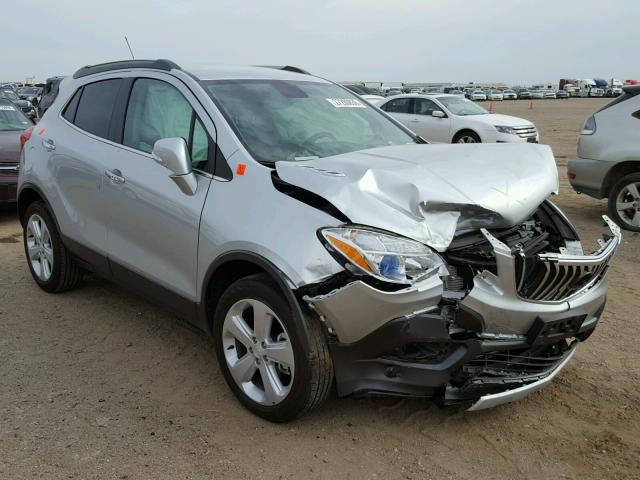 KL4CJASB6GB727618 - 2016 BUICK ENCORE SILVER photo 1