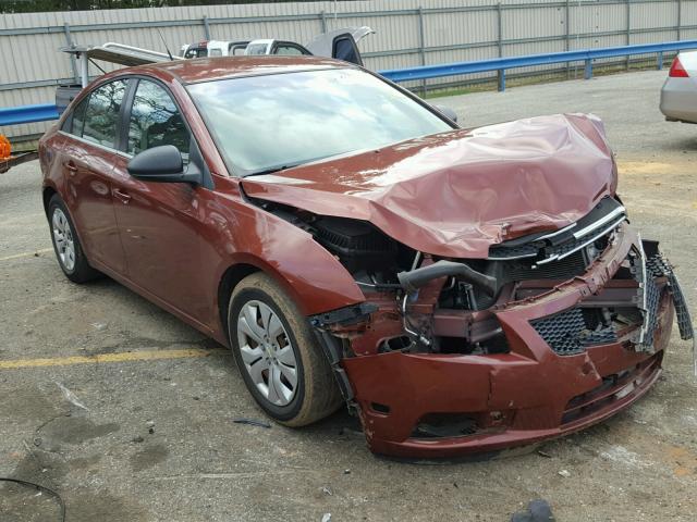 1G1PC5SHXC7317519 - 2012 CHEVROLET CRUZE LS RED photo 1