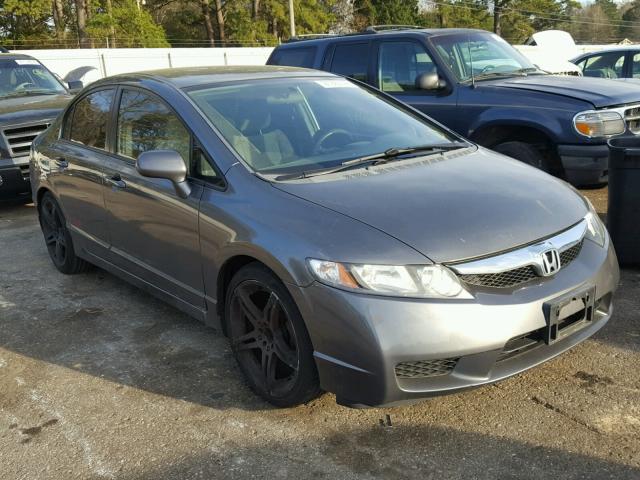 2HGFA1F53AH309606 - 2010 HONDA CIVIC LX GRAY photo 1