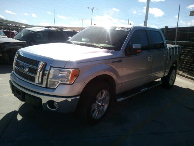 1FTFW1EV8AFD92498 - 2010 FORD F150 SUPER SILVER photo 2