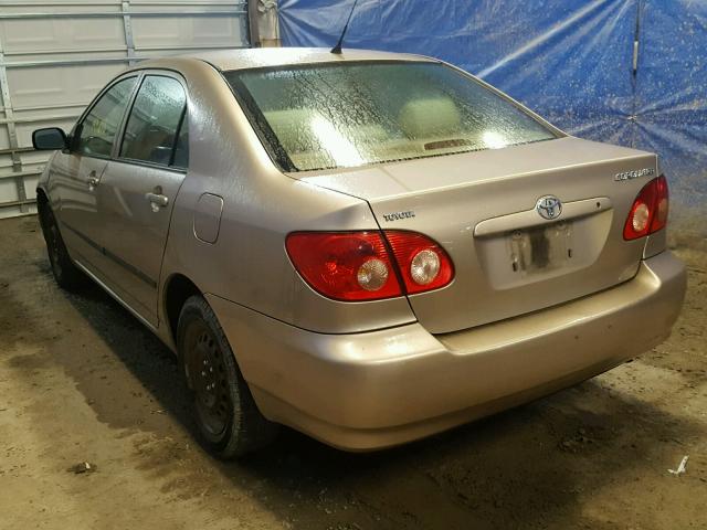 2T1BR32EX7C848783 - 2007 TOYOTA COROLLA CE GOLD photo 3