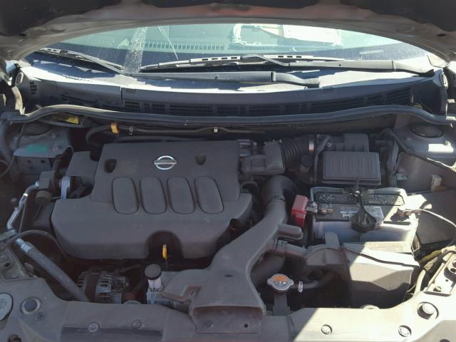 3N1BC13E38L372284 - 2008 NISSAN VERSA S GRAY photo 7