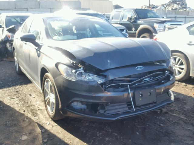 3FA6P0H72JR177809 - 2018 FORD FUSION SE GRAY photo 1