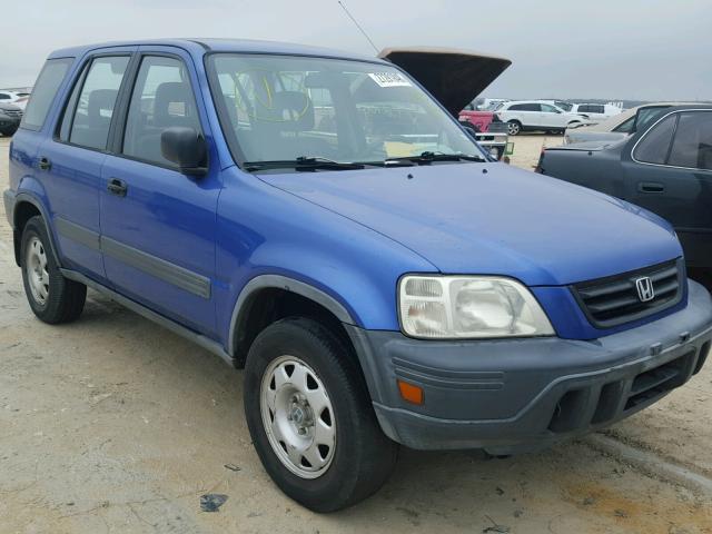 JHLRD28431C003654 - 2001 HONDA CR-V LX BLUE photo 1