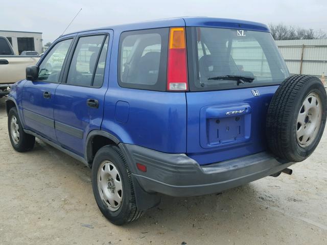 JHLRD28431C003654 - 2001 HONDA CR-V LX BLUE photo 3