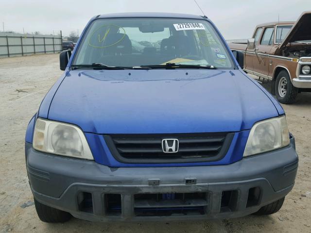 JHLRD28431C003654 - 2001 HONDA CR-V LX BLUE photo 9