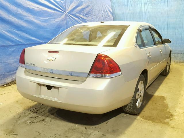 2G1WB58NX89275953 - 2008 CHEVROLET IMPALA LS BEIGE photo 4