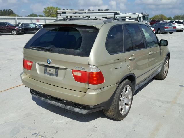 WBAFB33571LH11031 - 2001 BMW X5 4.4I GOLD photo 4