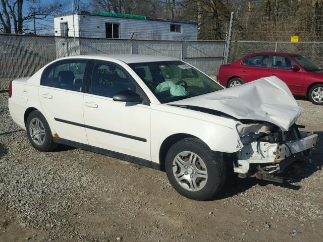 1G1ZS52F15F248108 - 2005 CHEVROLET MALIBU WHITE photo 1