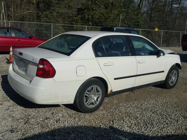 1G1ZS52F15F248108 - 2005 CHEVROLET MALIBU WHITE photo 4