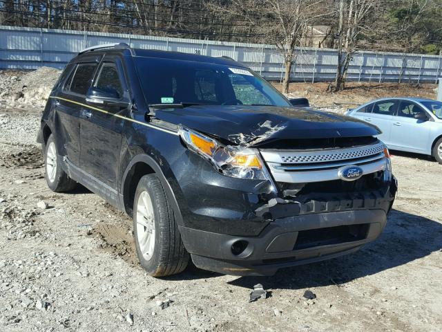 1FM5K8D83EGA50206 - 2014 FORD EXPLORER X BLACK photo 1