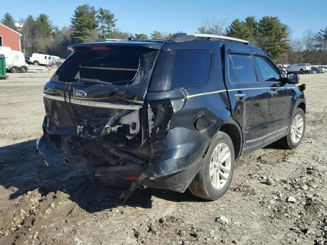 1FM5K8D83EGA50206 - 2014 FORD EXPLORER X BLACK photo 4