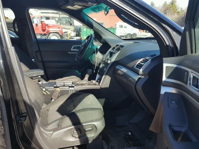 1FM5K8D83EGA50206 - 2014 FORD EXPLORER X BLACK photo 5