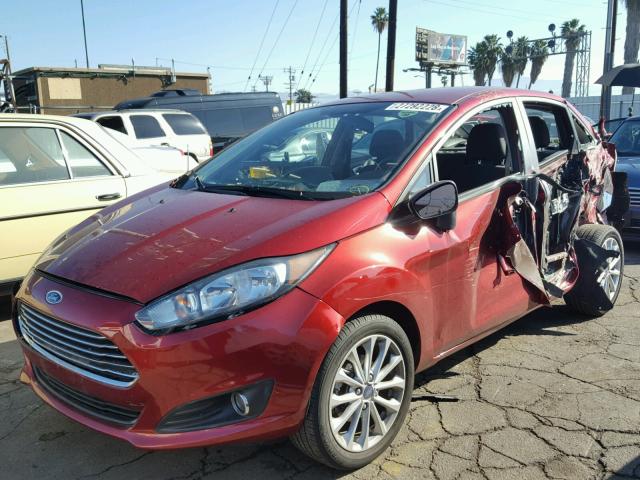 3FADP4BJ7EM154287 - 2014 FORD FIESTA SE RED photo 2