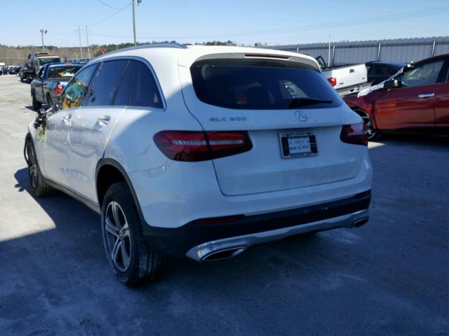 WDC0G4JB9JV024346 - 2018 MERCEDES-BENZ GLC 300 WHITE photo 3