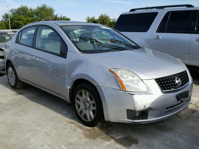 3N1AB61E78L691878 - 2008 NISSAN SENTRA 2.0 SILVER photo 1