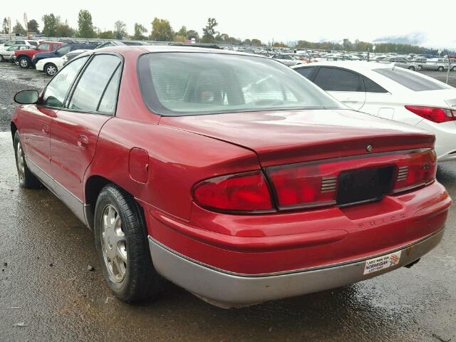 2G4WF5215W1597005 - 1998 BUICK REGAL GS RED photo 3