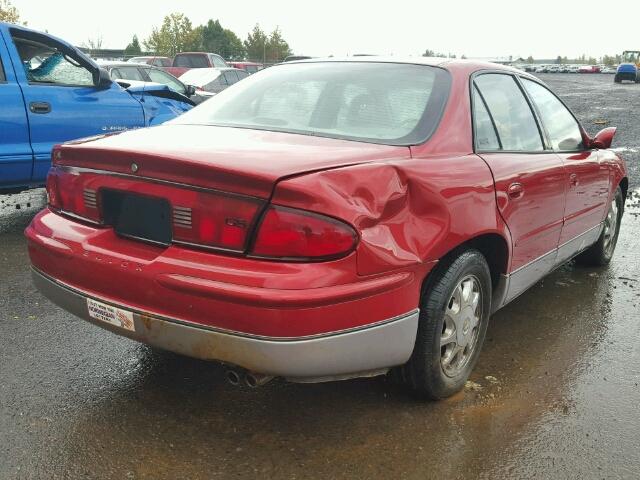 2G4WF5215W1597005 - 1998 BUICK REGAL GS RED photo 4