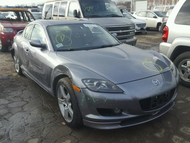 JM1FE17N540121826 - 2004 MAZDA RX8 GRAY photo 1