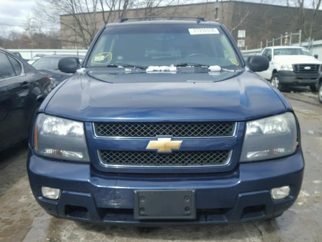 1GNDT13S382147125 - 2008 CHEVROLET TRAILBLAZE BLUE photo 9