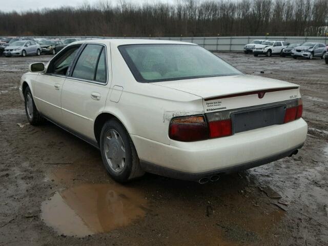 1G6KS54YXXU933815 - 1999 CADILLAC SEVILLE SL WHITE photo 3