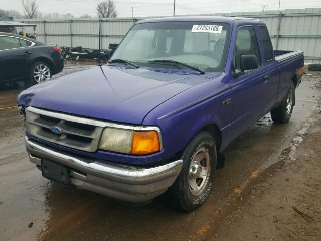 1FTCR14A8SPB09375 - 1995 FORD RANGER SUP PURPLE photo 2