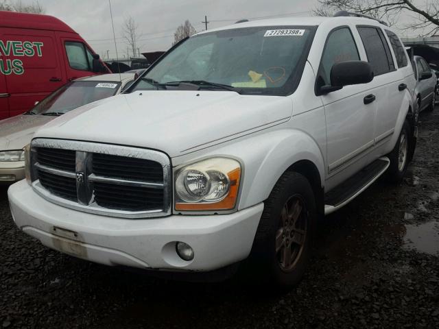 1D4HB58N46F138496 - 2006 DODGE DURANGO LI WHITE photo 2