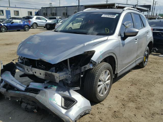 JM3KE2BE4E0427615 - 2014 MAZDA CX-5 SPORT SILVER photo 2