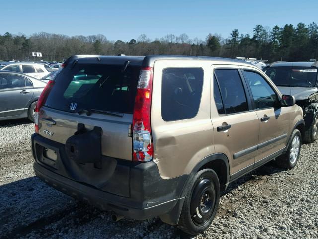 SHSRD78875U320562 - 2005 HONDA CR-V EX GOLD photo 4