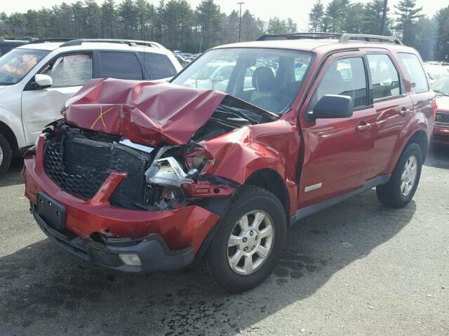 4F2CZ92Z08KM08825 - 2008 MAZDA TRIBUTE I RED photo 2