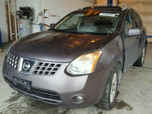 JN8AS58V98W136314 - 2008 NISSAN ROGUE S GRAY photo 2