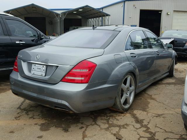 WDDNG7DB3DA506482 - 2013 MERCEDES-BENZ S 550 GRAY photo 4