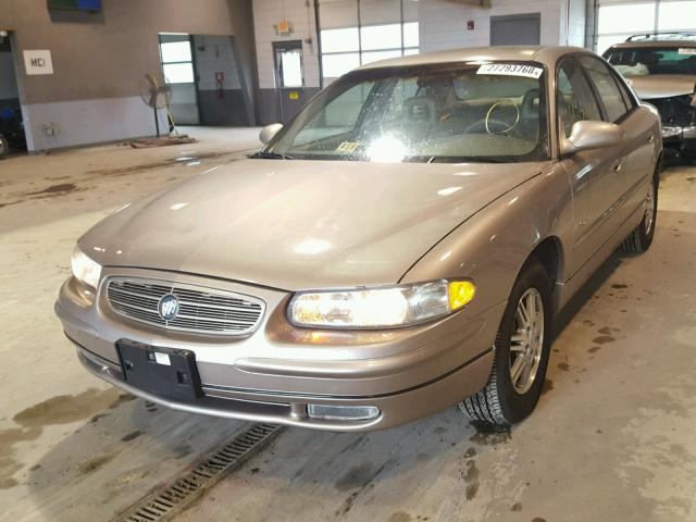 2G4WB55K811300687 - 2001 BUICK REGAL LS BEIGE photo 2