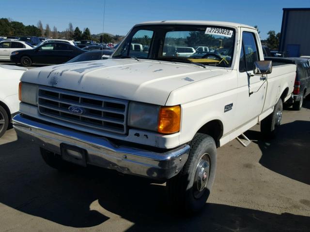 1FTHF26H7LPA58435 - 1990 FORD F250 WHITE photo 2