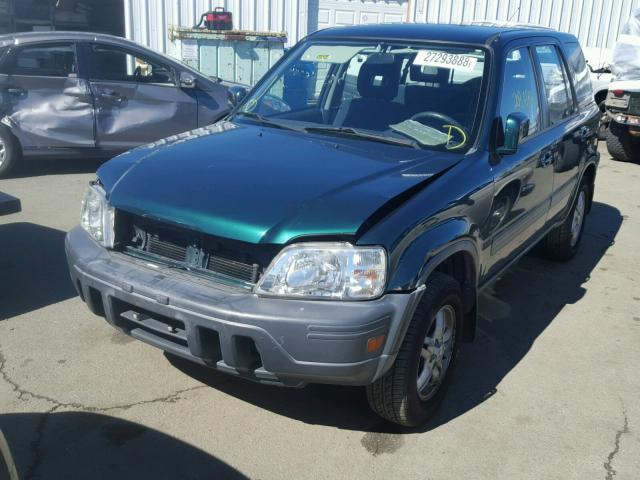 JHLRD17661S022525 - 2001 HONDA CR-V EX GREEN photo 2