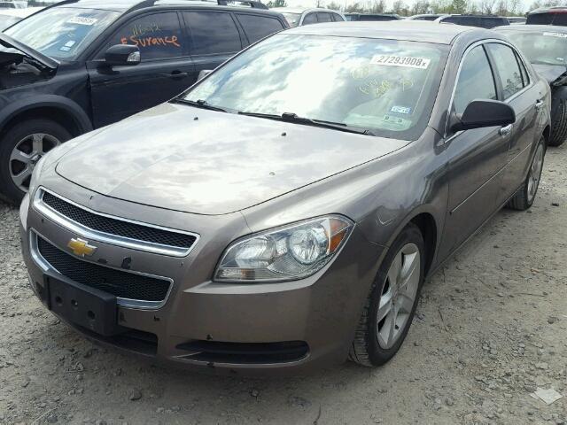 1G1ZB5E11BF125436 - 2011 CHEVROLET MALIBU LS BROWN photo 2