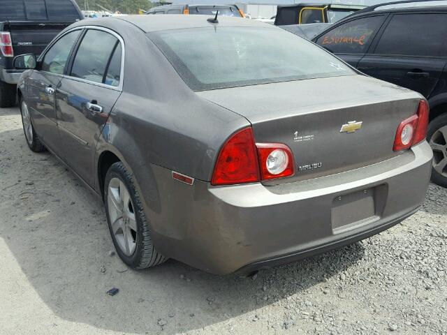 1G1ZB5E11BF125436 - 2011 CHEVROLET MALIBU LS ყავისფერი ფოტო 3