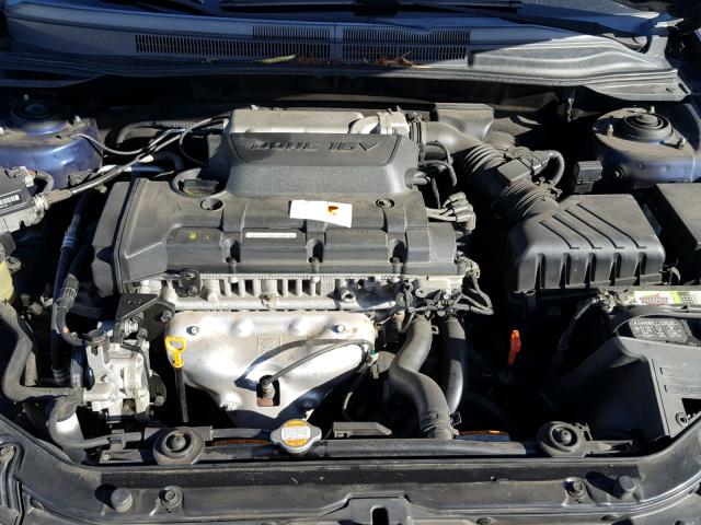 KNAFE222895613258 - 2009 KIA SPECTRA EX BLUE photo 7